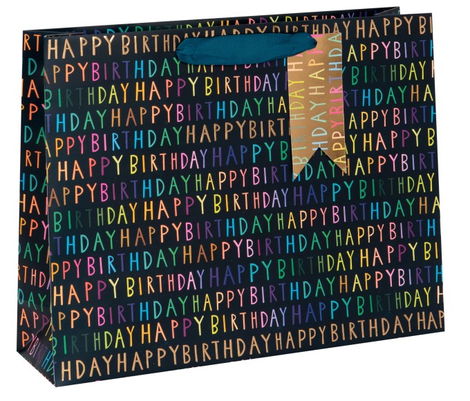 Gift Bag (Large Landscape): Birthday Script