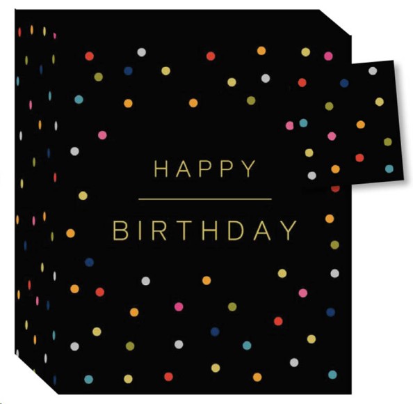 Gift Bag (Medium): Happy Birthday Spots