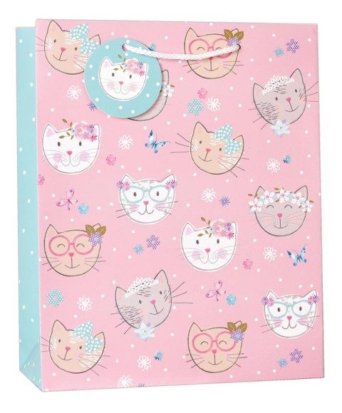 Gift Bag (Large): Cute Cats