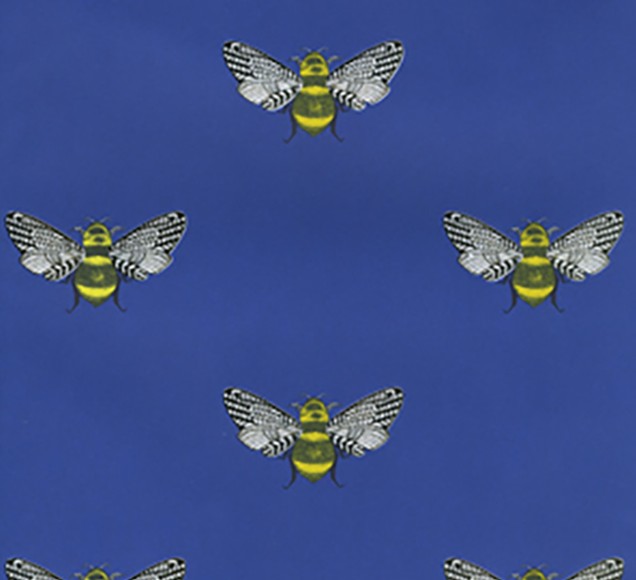 Folded Wrap: Bumble Bee Blue