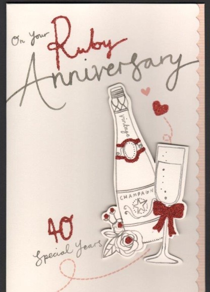 40th Anniversary Ruby Champagne