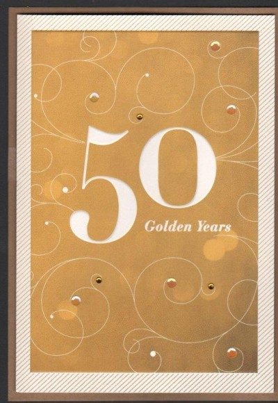 50th Anniversary Golden
