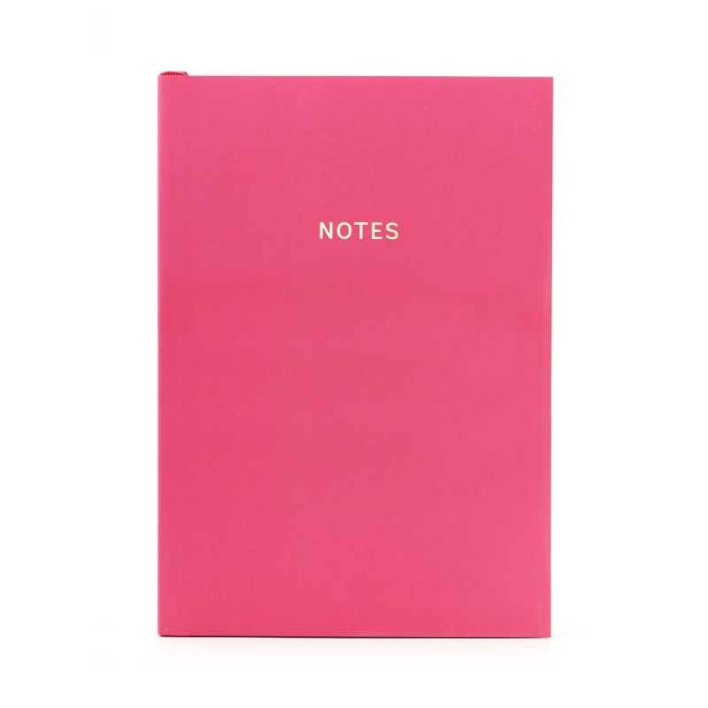 Notebook (A5): Colourblock Cerise Pink
