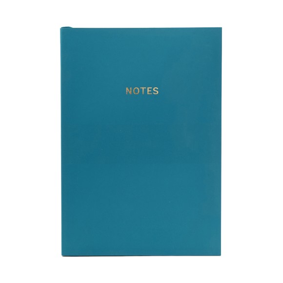 Notebook (A5): Colourblock Peacock