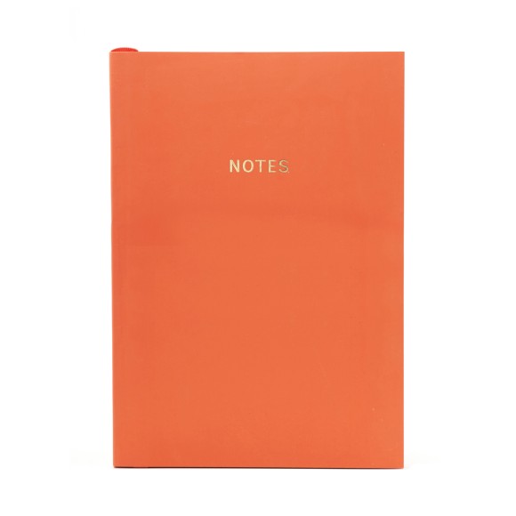 Notebook (A5): Colourblock Vivid Coral