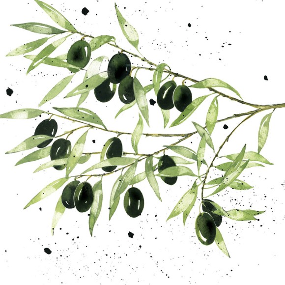 Napkin (Lunch): Olives