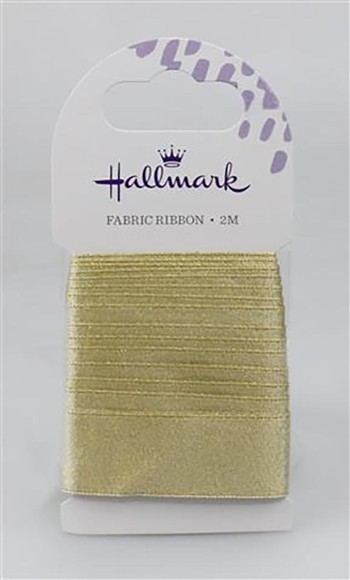 Fabric Ribbon (2m): Gold