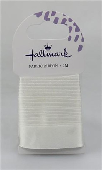 Fabric Ribbon (2m): White