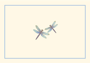 Notecards: Blue Dragonfly