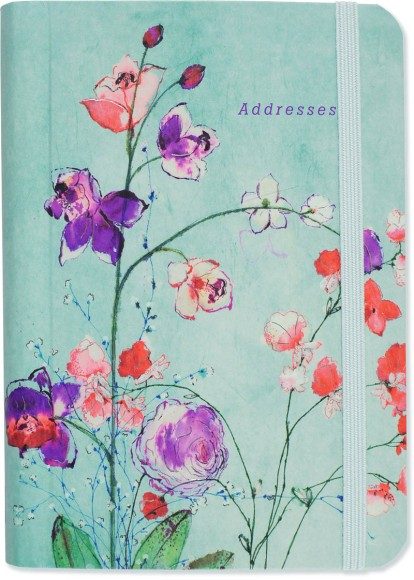Address Book: Fuchsia Blooms