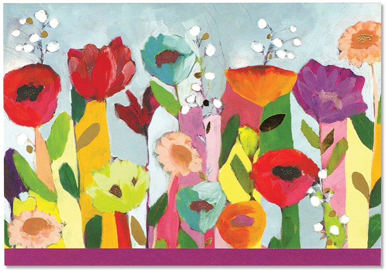 Notecards: Brilliant Floral