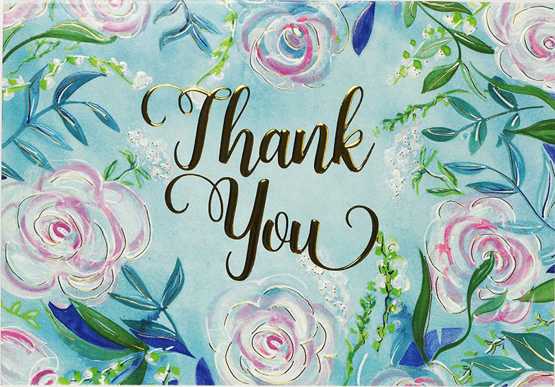 Thank You Notecards: Blue Dreams