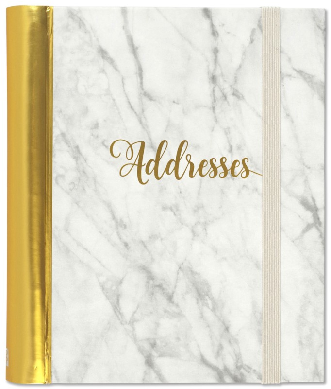 Address Book Large: Marble