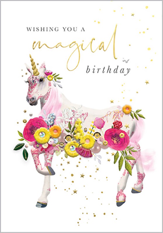 Birthday Embellished Unicorn