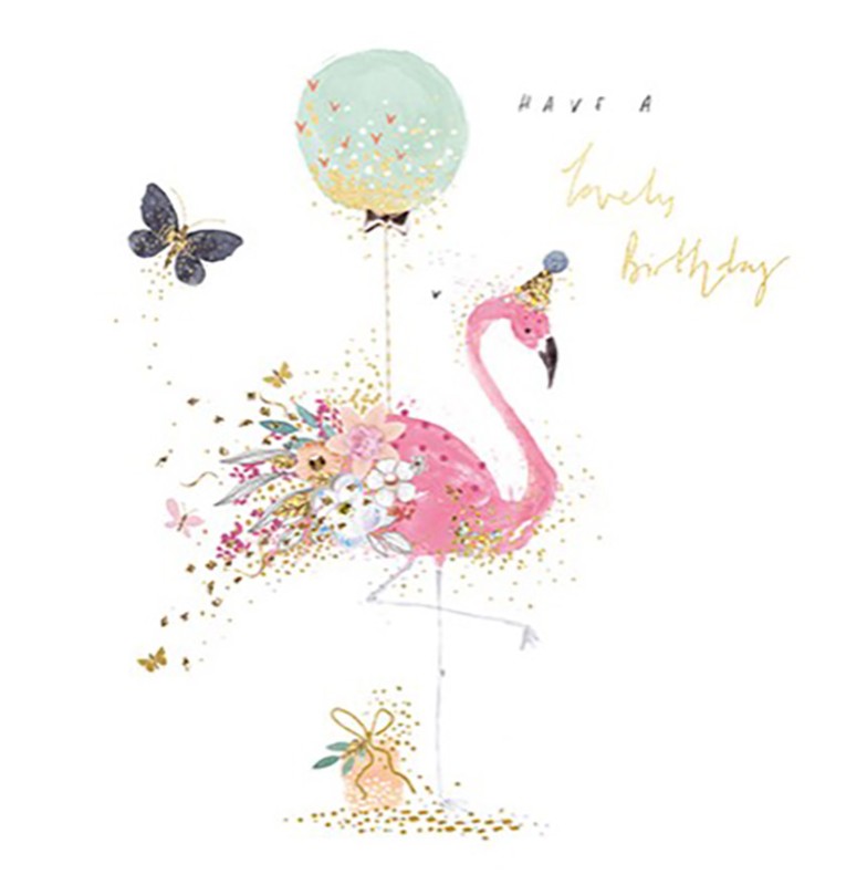 Birthday Flamingo