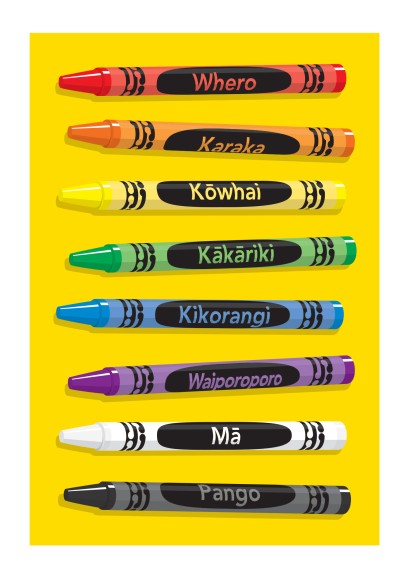 Glenn Jones: Maori Crayons