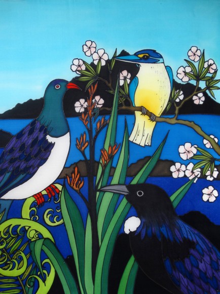 Jo May: Tui Kingfisher Pigeon
