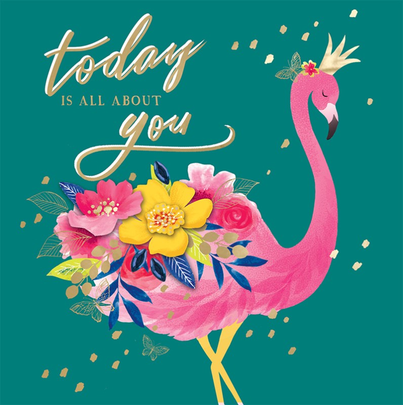 Birthday Flamingo