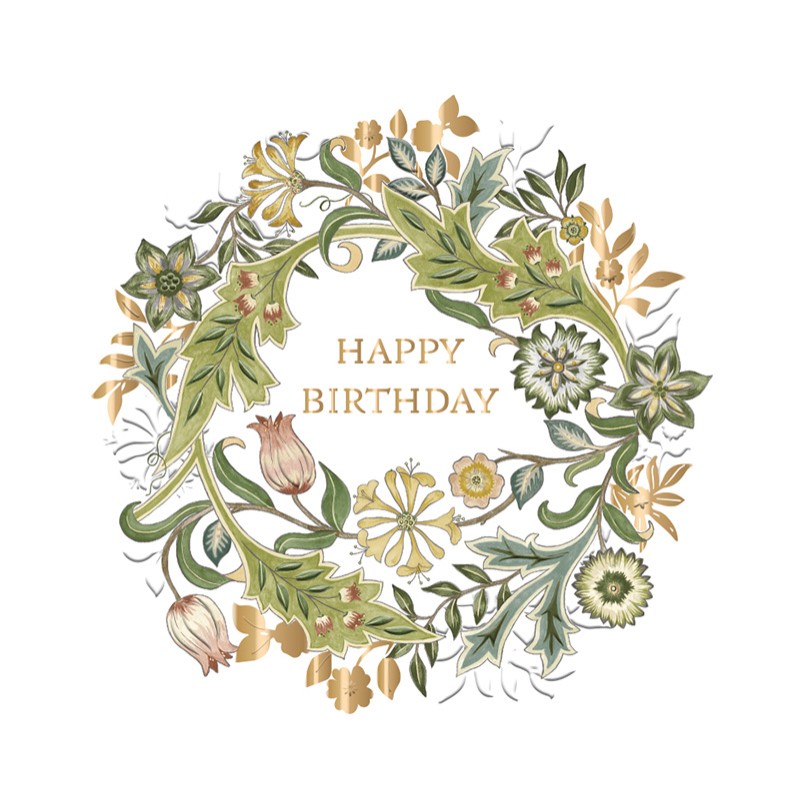 Morris & Co Birthday Wilhelmina Wreath