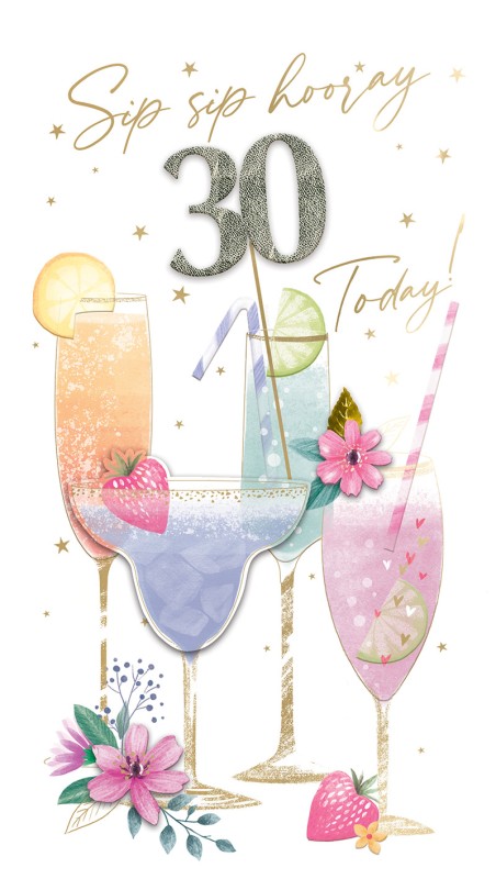 Champagne:  Age 30 Fem Drinks