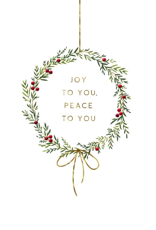 Hallmark Box of 8 Christmas Cards: Signature Joy To You