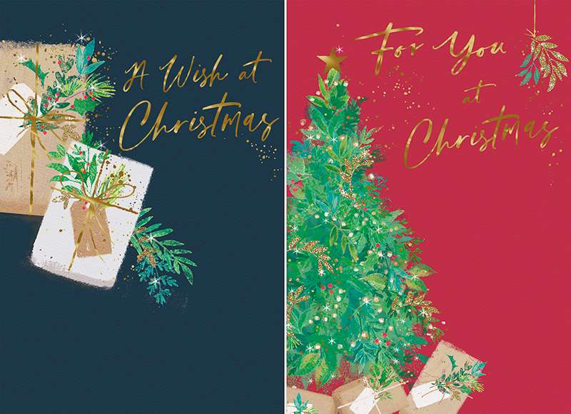 Hallmark Box of 10 Christmas Cards: Christmas Wishes