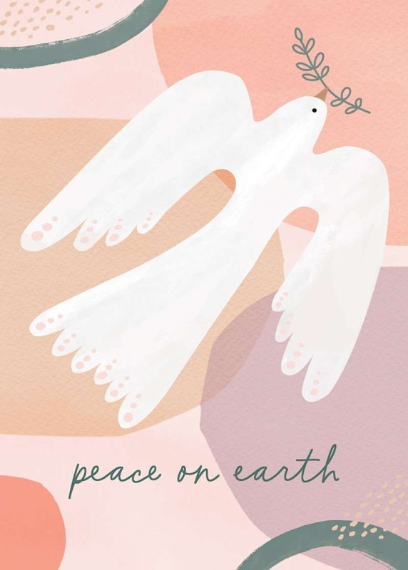 Hallmark Box of 10 Christmas Cards: Dove of Peace