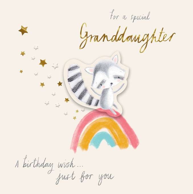 GrandDaughter Birthday Raccoon
