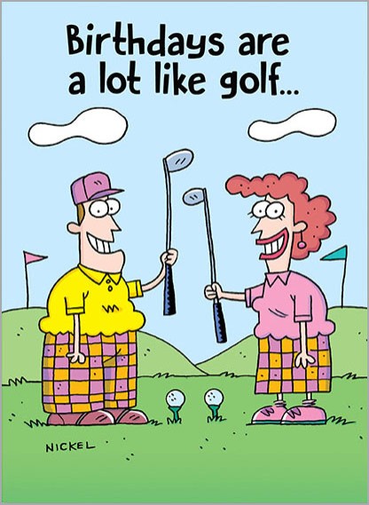 Birthdays Like Golf