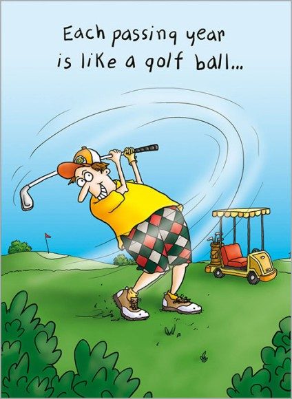 Each Passing Year is Like  Golf Ball…