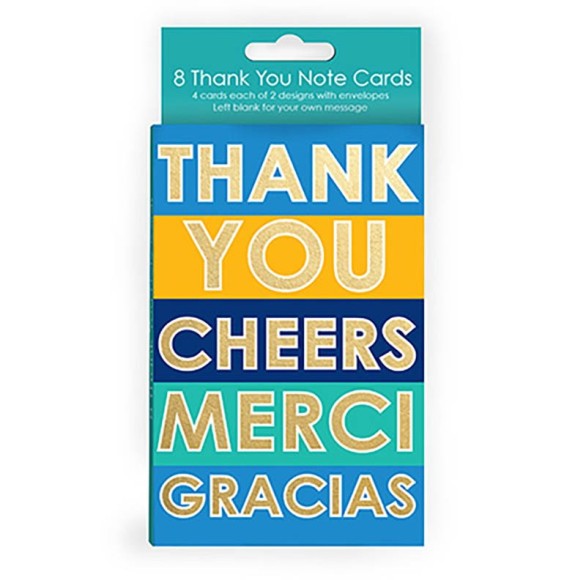 Notecards Thank You Graphic Text