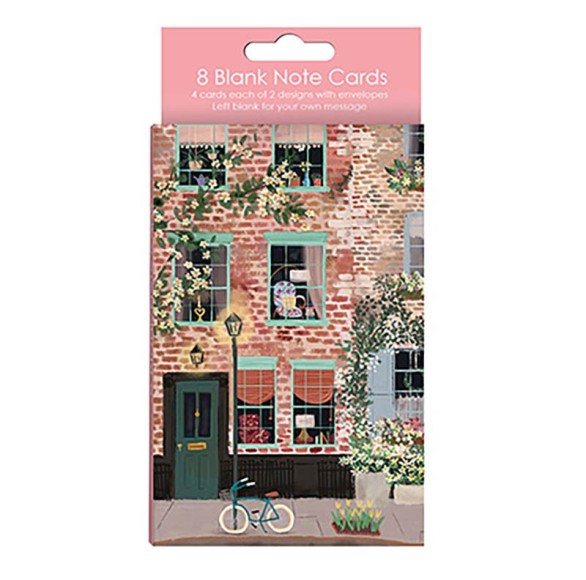 Notecards Illustrtd Street Scenes