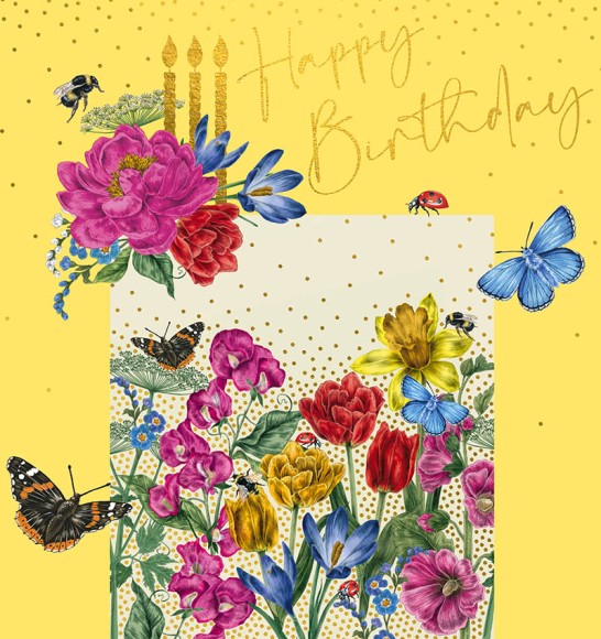 Blooming Lovely Birthday Cake