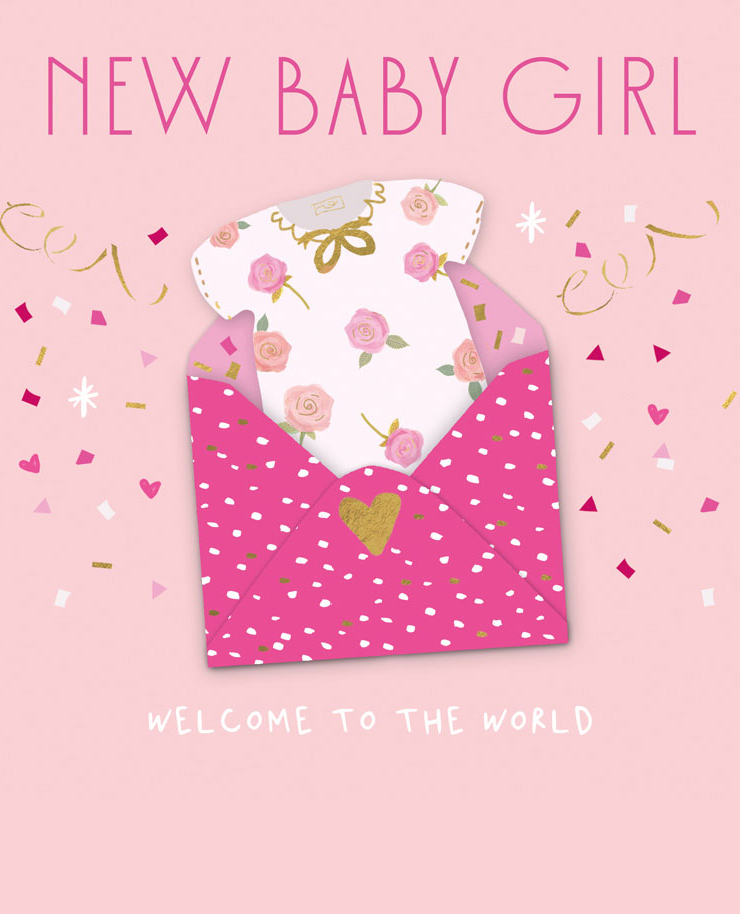 Love Letters Baby Girl Onesie