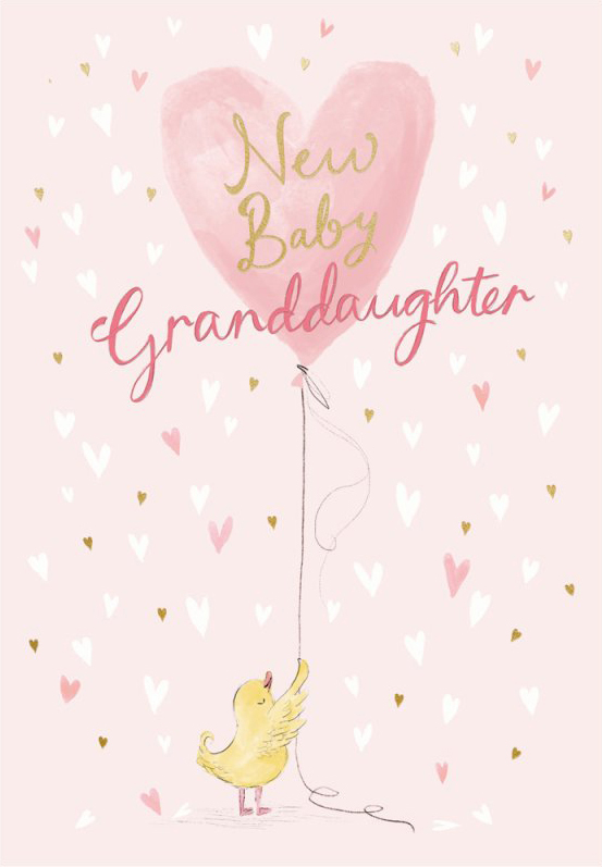 New Baby Granddaughter Heart