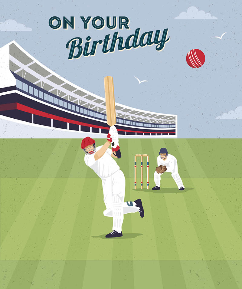Endeavour On Your Birthday Cricket