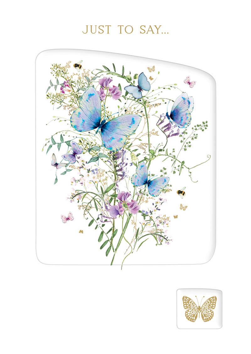 Flower Press Butterfly