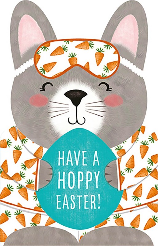 Easter Card: Hey Cutie Rabbit