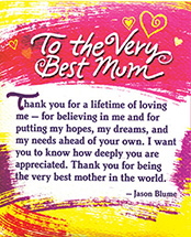 Blue Mountain Arts Magnet: Very Best Mum