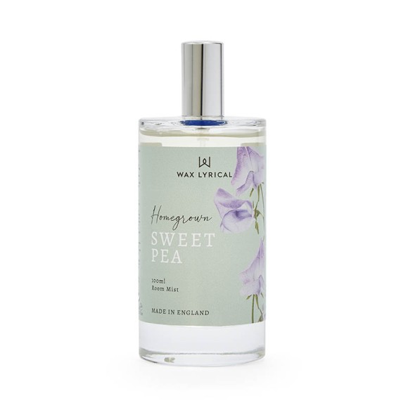 Homegrown: Room Mist 100Ml Sweet Pea