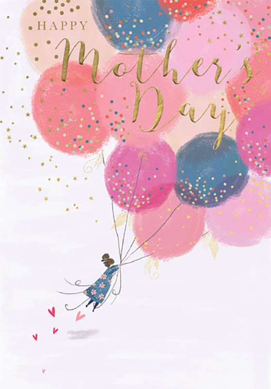 Mothers Day Card: Clare Thorne Balloons