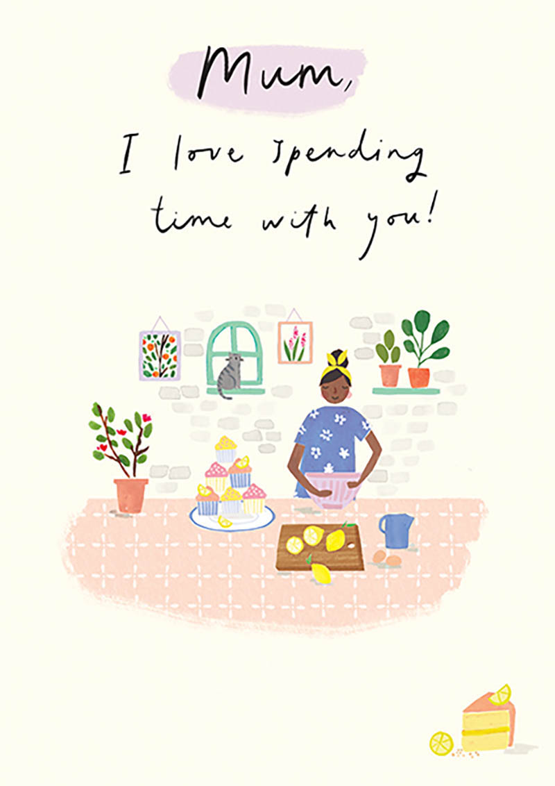 Mothers Day Card: Home Sweet Home Baking