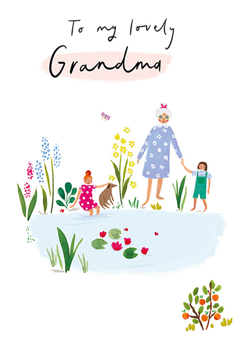 Mothers Day Card: Home Sweet Home Grandma