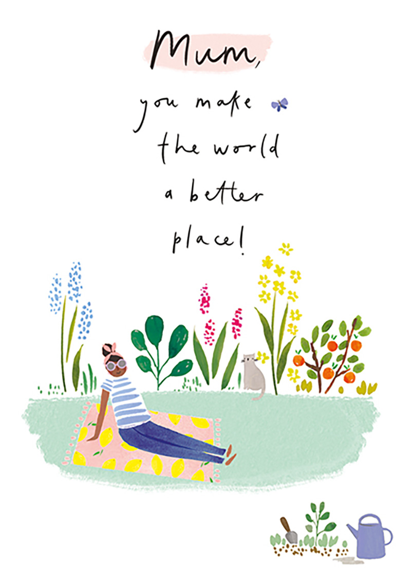 Mothers Day Card: Home Sweet Home Pool