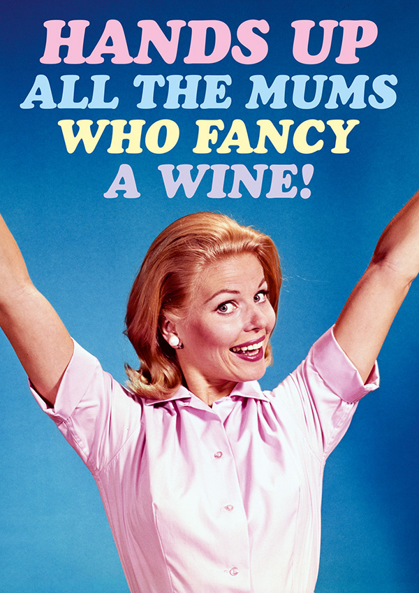 Mothers Day Card: Hands Up Mums