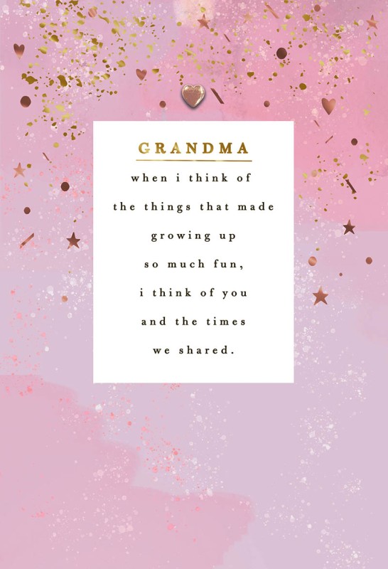 Mothers Day Card: Grandma Times Shared