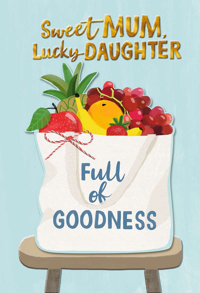 Mothers Day Card: Mum Frm Dau