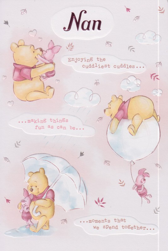 Mothers Day Card: Lge Nan Wtp Cuddles