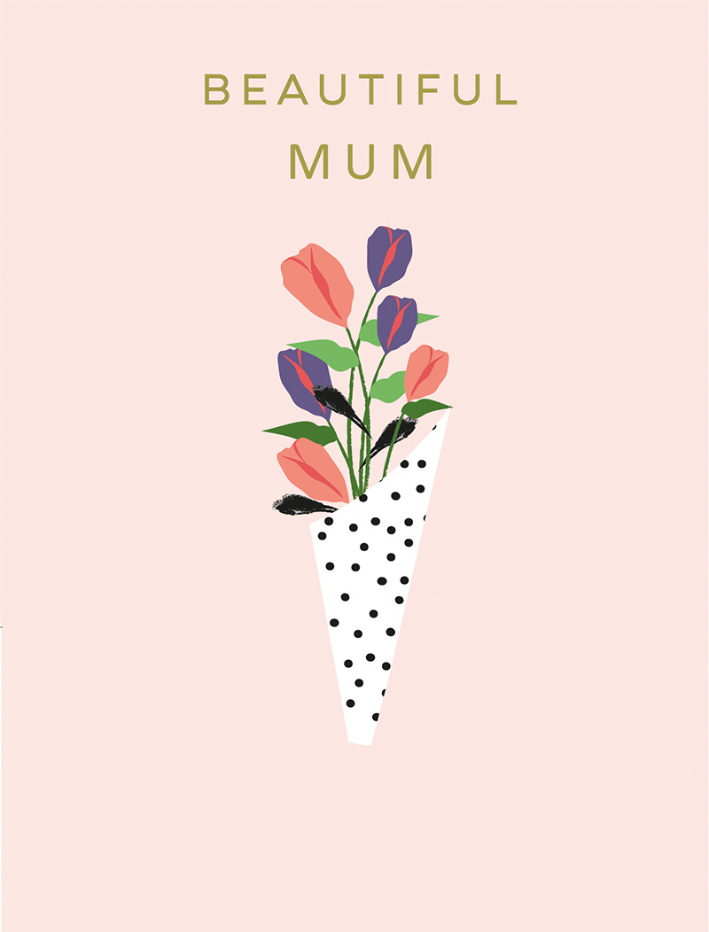 Mothers Day Card: Piccolo Beautiful Mum