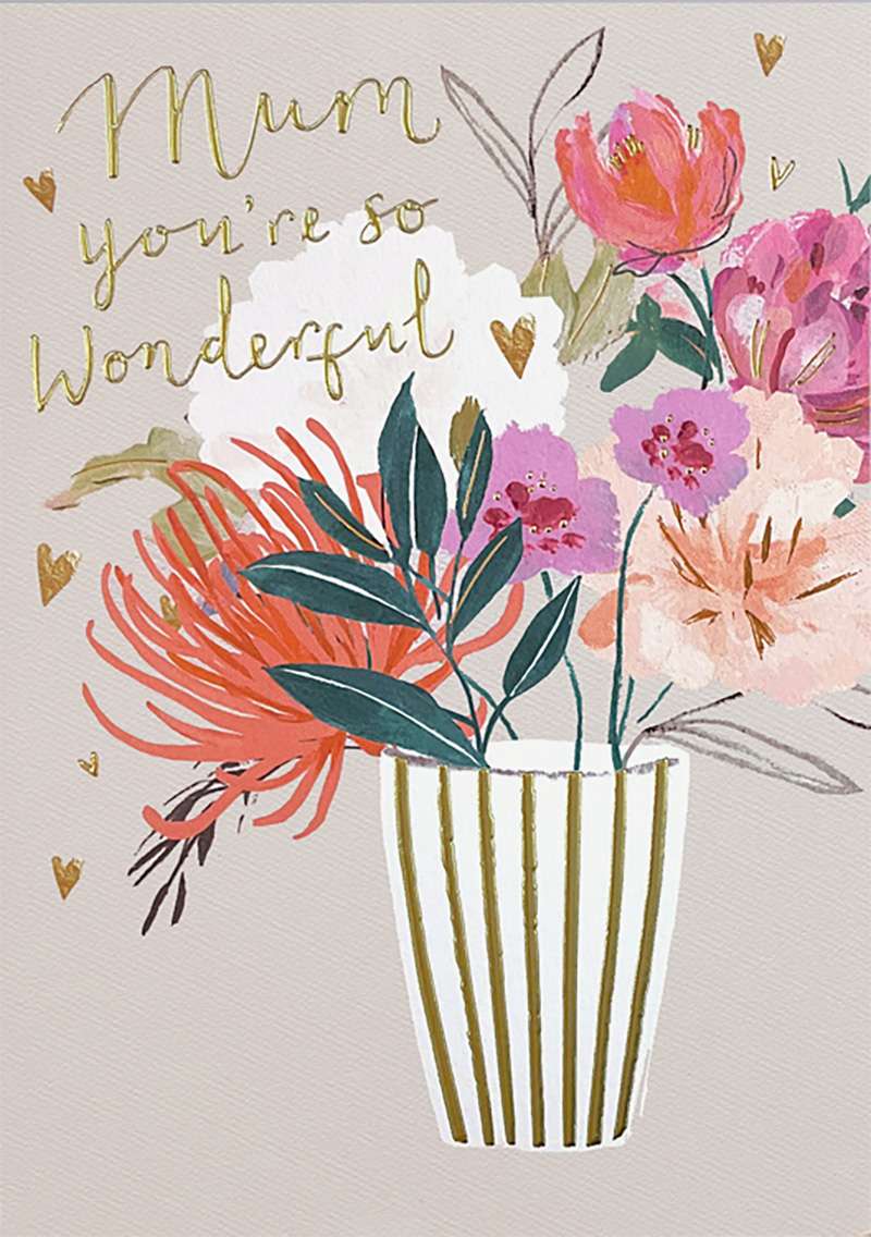 Mothers Day Card: Youre So Wonderful